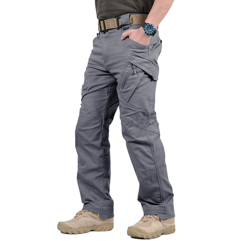 Men's Tactical Cargo Trousers Outdoor Utility Pants Multi-Pocket