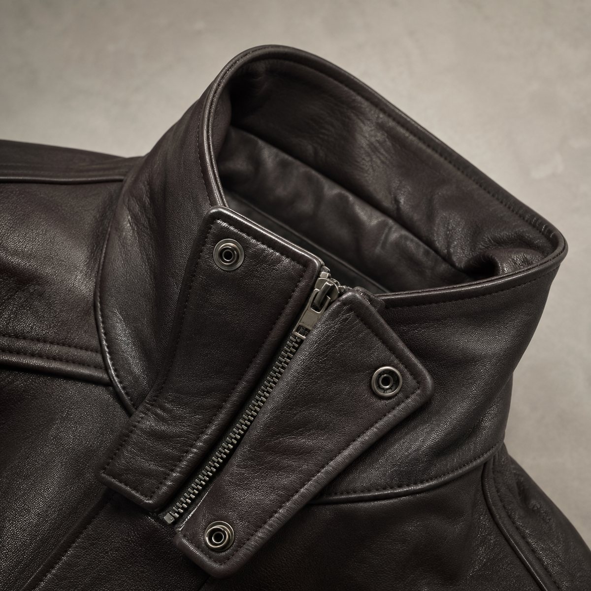 Women's Pebbled Faux Leather Biker Jacket | Relaxed Oversized Autumn Outerwear 5