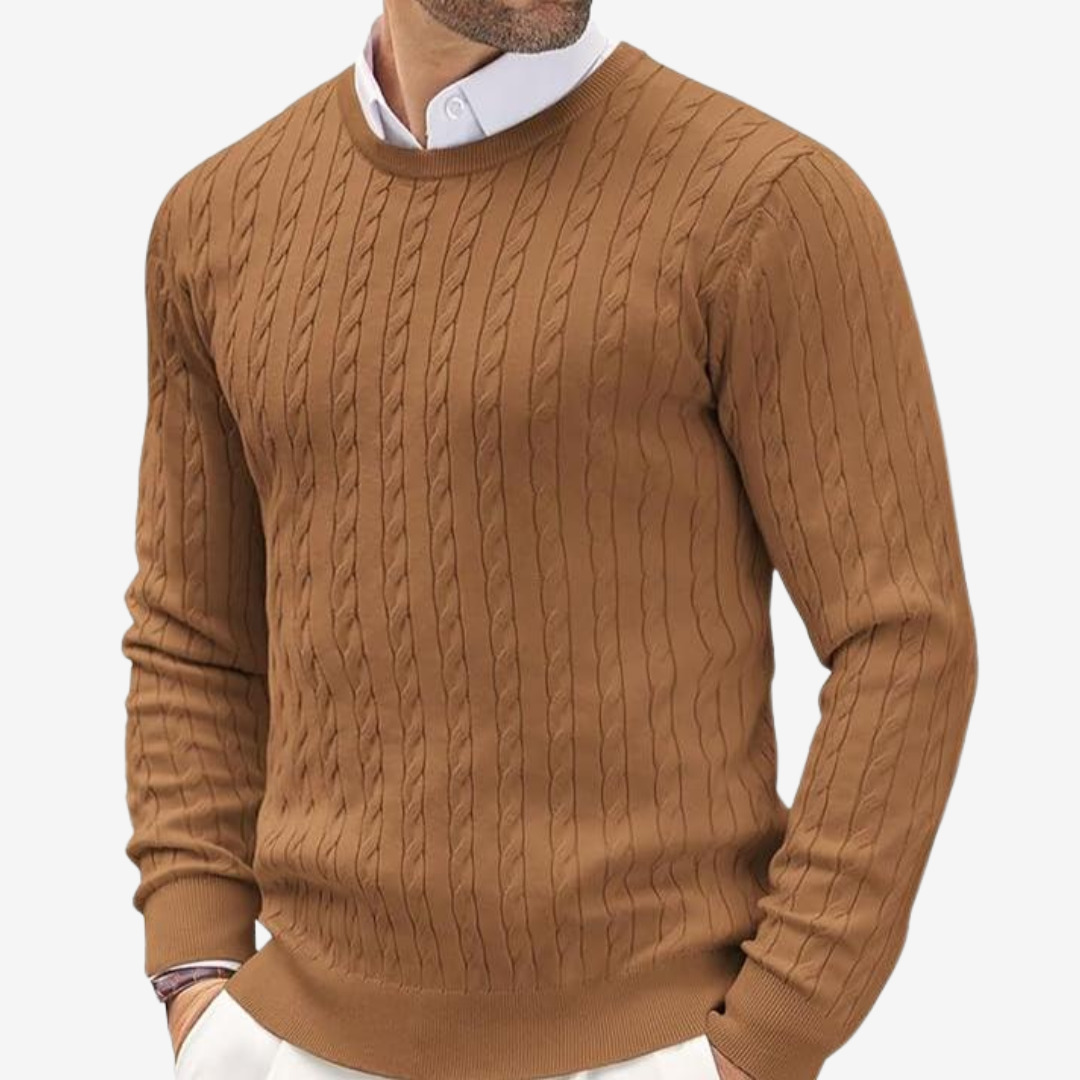 Men's Knitted Sweater Soft Warm Classic Pullover