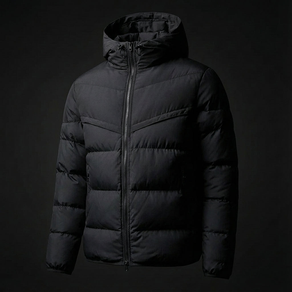 Men's Puffer Jacket Alpine Winter Coat Insulated Warm Outdoor