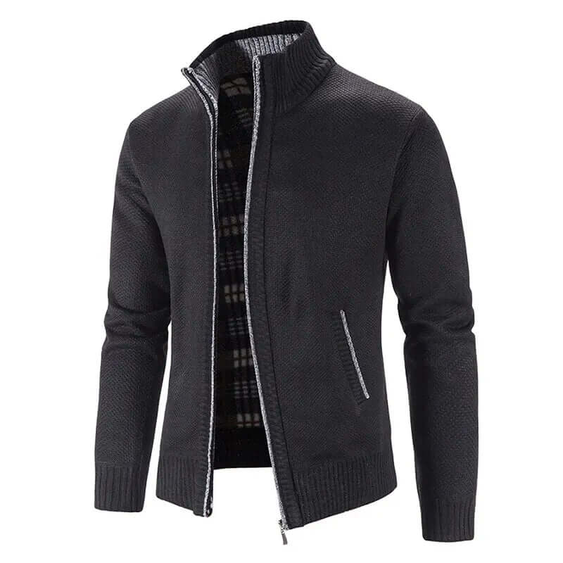 Men's Knitted Cardigan Warm Stylish Ribbed Comfort