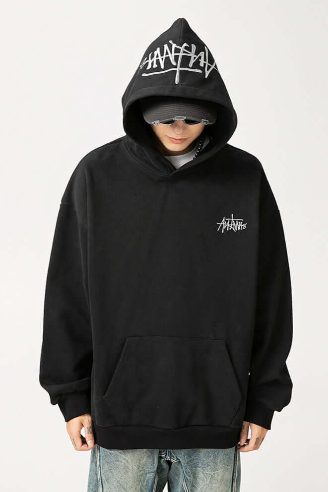 Men's Oversized Graphic Hoodie Urban Streetwear