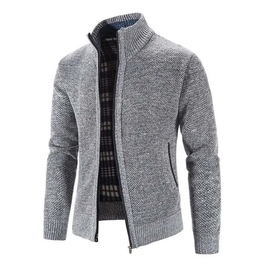 Men's Knitted Cardigan Warm Stylish Ribbed Comfort