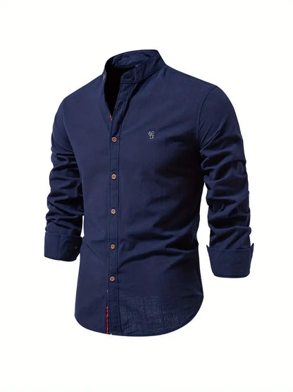 Men's Casual Button Shirt Lightweight Cotton Everyday Spring Wear