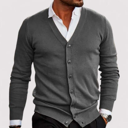 Men's Knitted Cardigan Sweater Classic Style