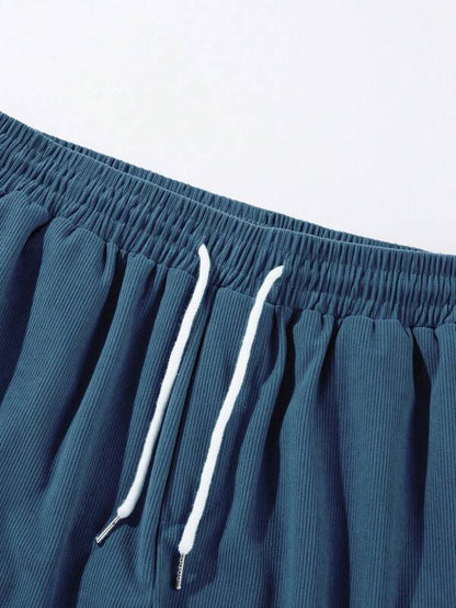Men's Cargo Shorts Drawstring Waist Casual Summer Cotton Shorts
