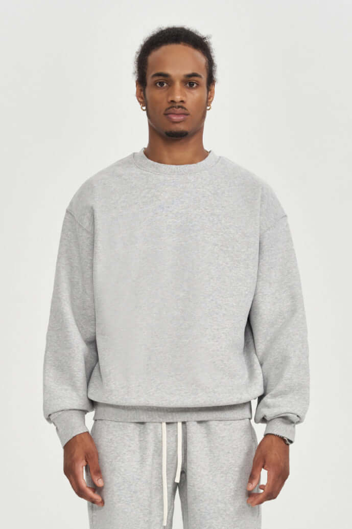 Men's Soft Crew Neck Sweater Comfort Classic Knit