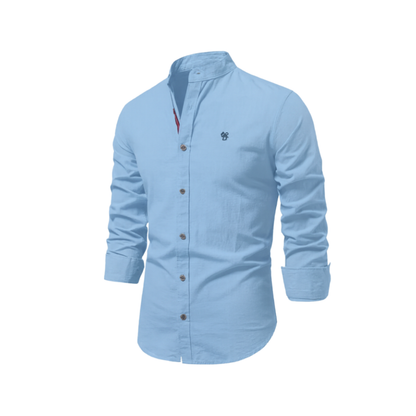 Men's Casual Button Shirt Lightweight Cotton Everyday Spring Wear