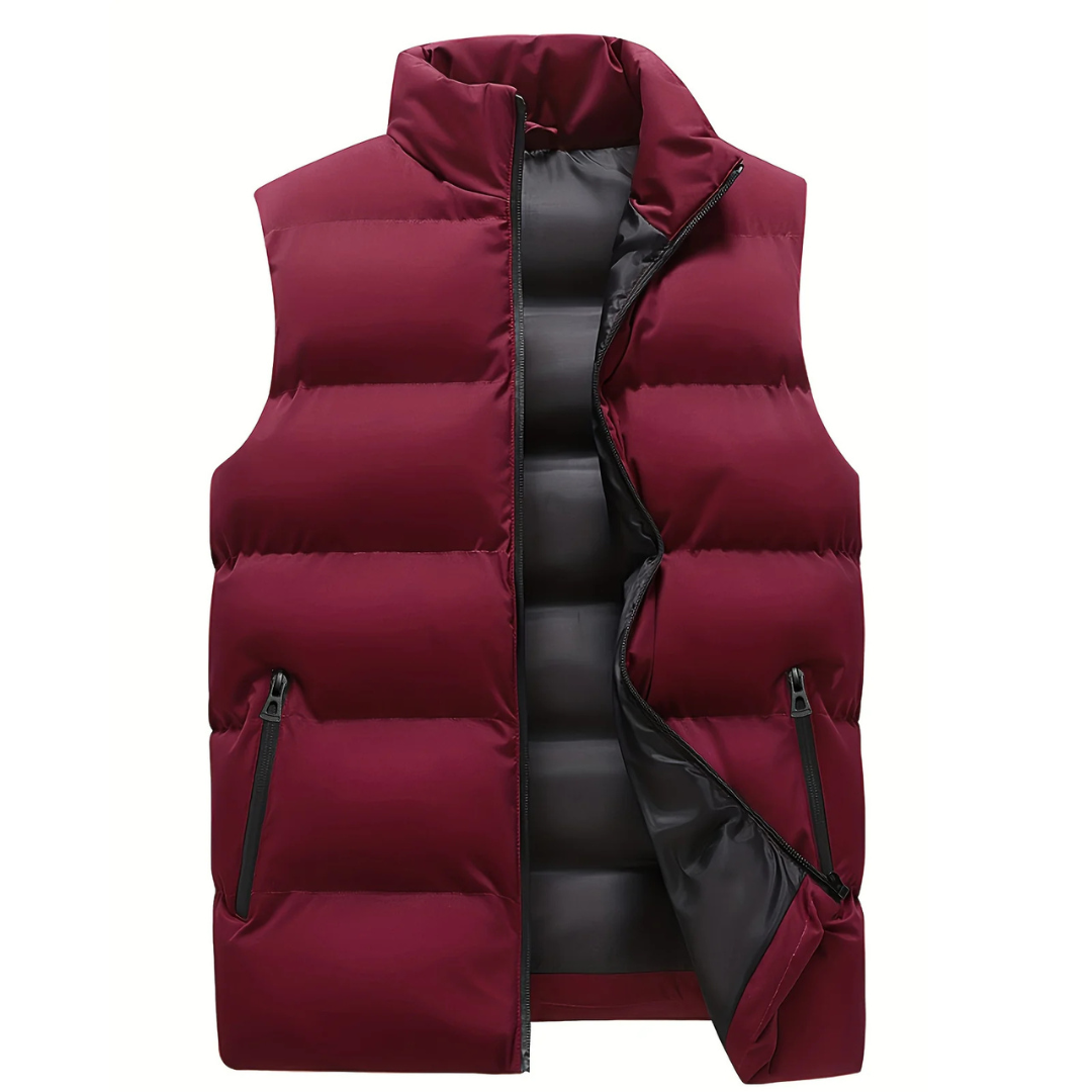 Men's Quilted Gilet Vest Sleeveless Layering Jacket Bodywarmer