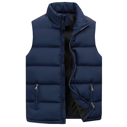 Men's Quilted Gilet Vest Sleeveless Layering Jacket Bodywarmer