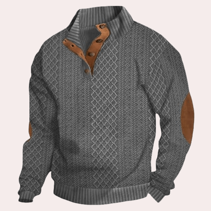 Men's Soft Knit Sweater Comfortable Classic Style