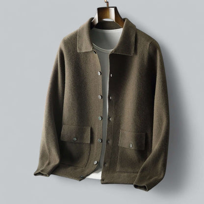 Men's Cardigan Jacket Premium Warm Luxurious Fit