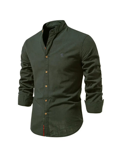 Men's Casual Button Shirt Lightweight Cotton Everyday Spring Wear