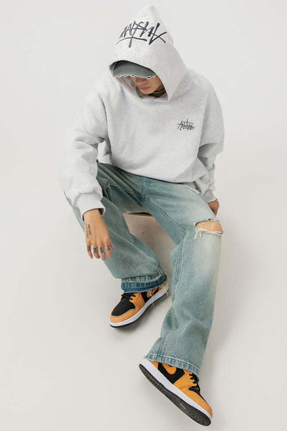 Men's Oversized Graphic Hoodie Urban Streetwear