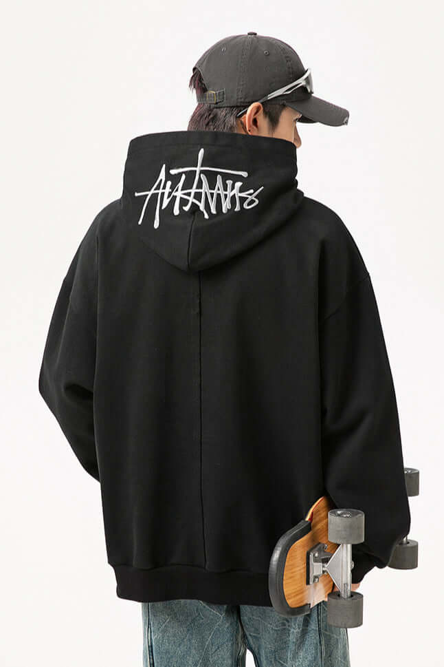 Men's Oversized Graphic Hoodie Urban Streetwear