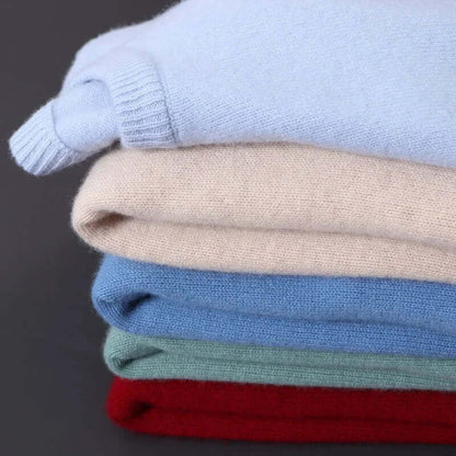 Men's Luxurious Soft Knit Sweater Classic Pullover
