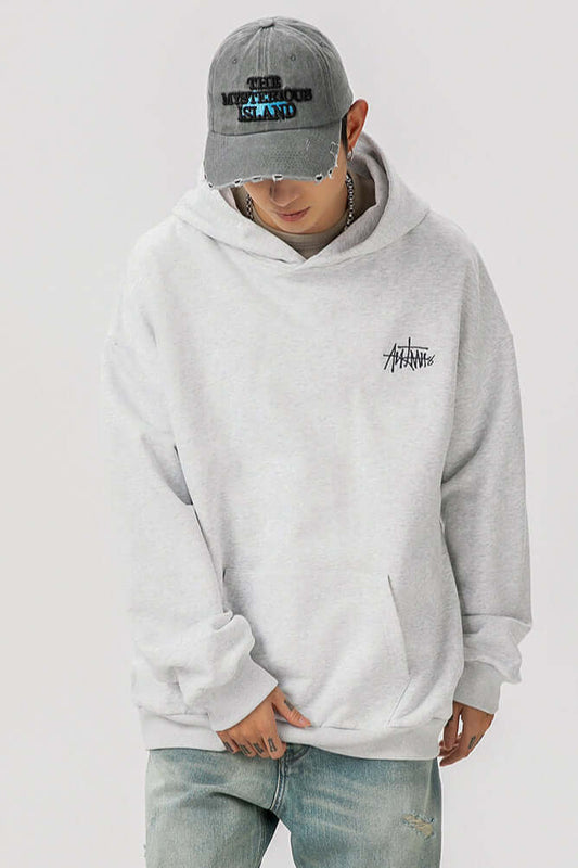 Men's Oversized Graphic Hoodie Urban Streetwear