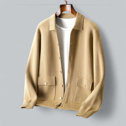 Men's Cardigan Jacket Premium Warm Luxurious Fit