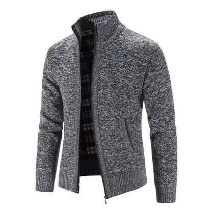Men's Knitted Cardigan Warm Stylish Ribbed Comfort
