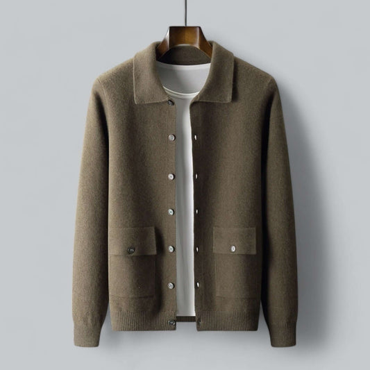 Men's Cardigan Jacket Premium Warm Luxurious Fit