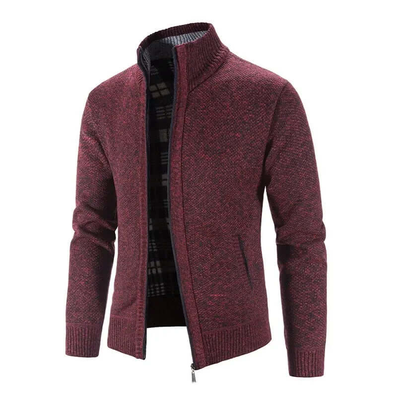 Men's Knitted Cardigan Warm Stylish Ribbed Comfort