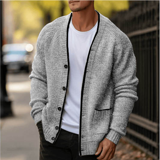 Men's Knitted Cardigan Sweater Warm Winter Layer