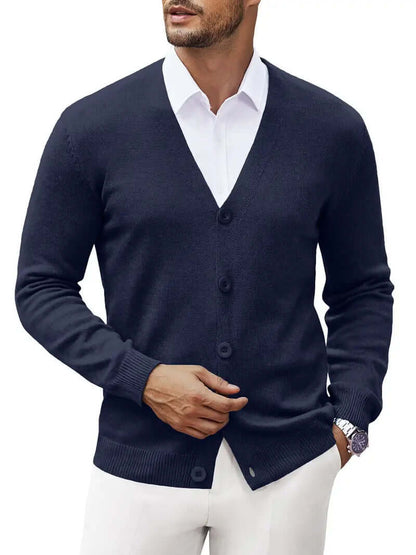 Men's Knitted Cardigan Sweater Soft Breathable Warm