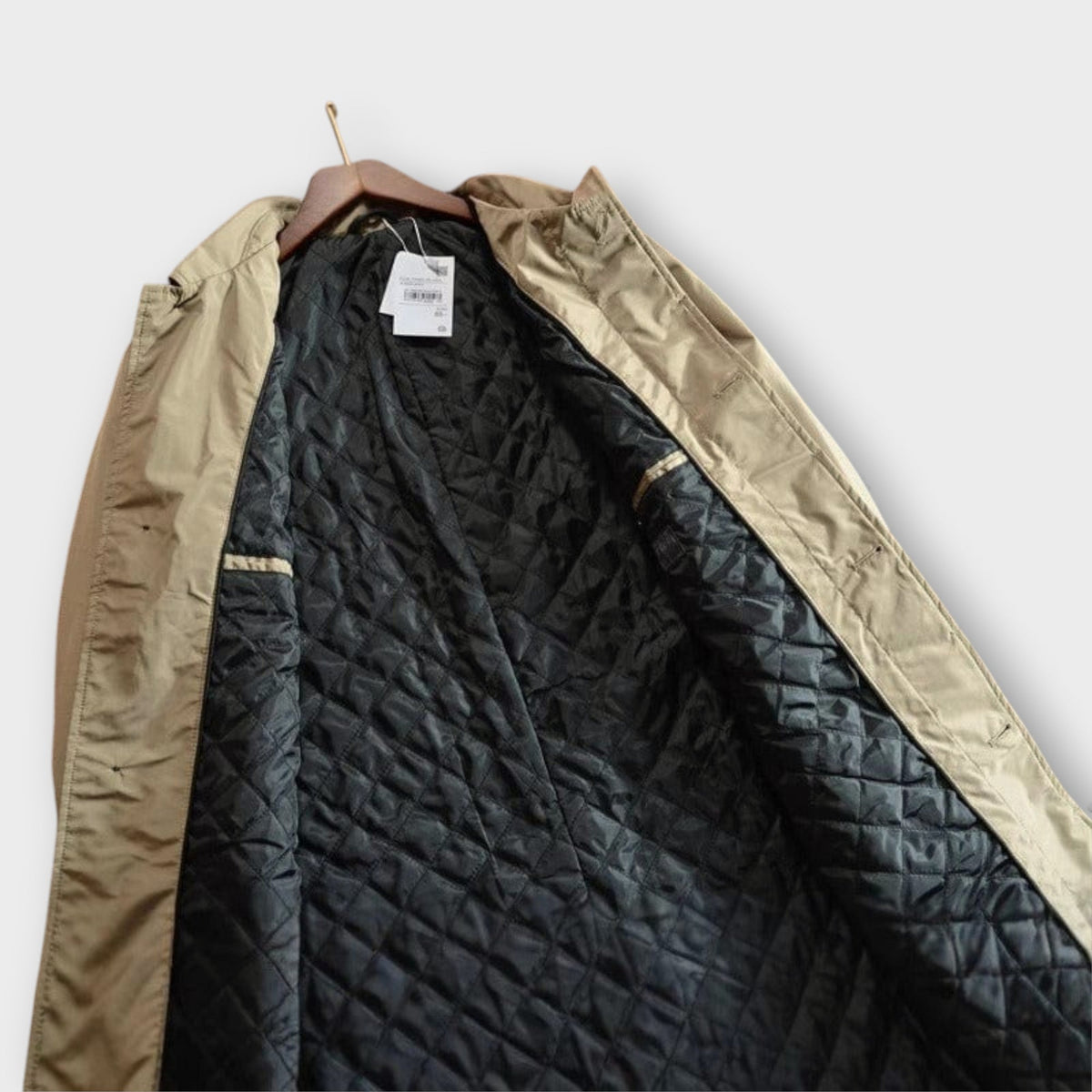 Men's Weather Resistant Overcoat Waterproof Winter Coat Business Smart
