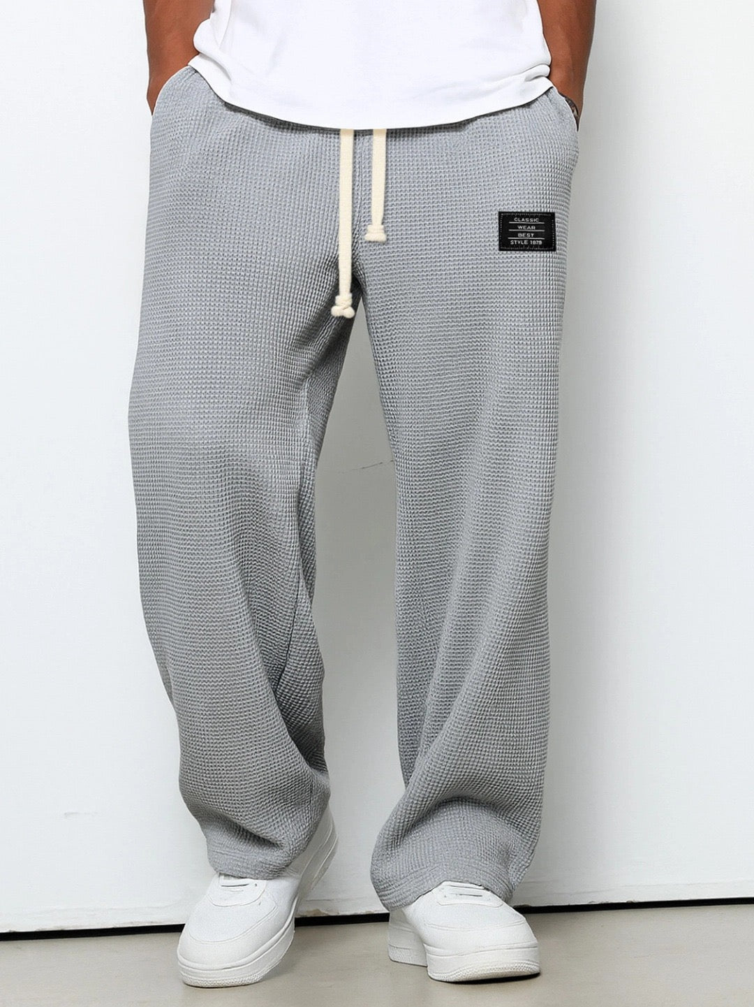 Men's Comfort Pants Adjustable Waist Relaxed Fit