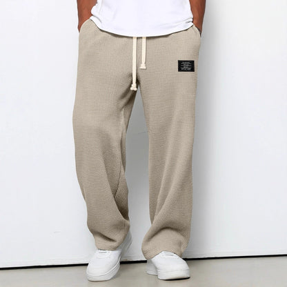 Men's Comfort Pants Adjustable Waist Relaxed Fit