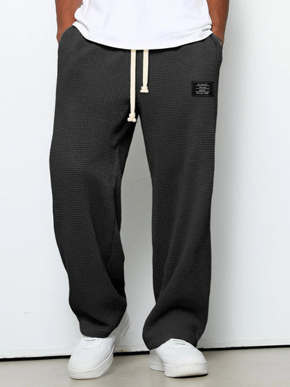 Men's Comfort Pants Adjustable Waist Relaxed Fit