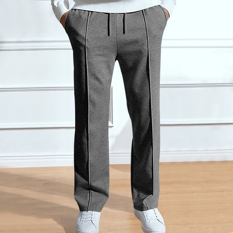 Men's Stretch Trousers Flexible Fit Smart Casual