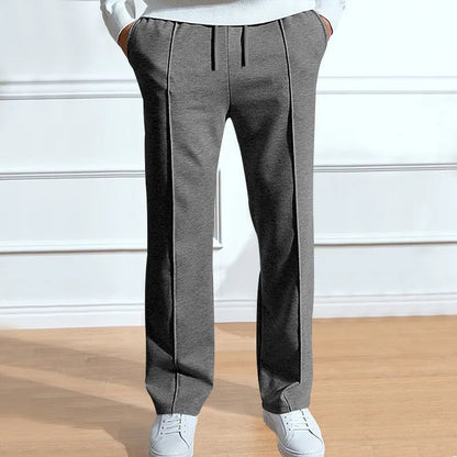 Men's Stretch Trousers Flexible Fit Smart Casual