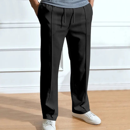 Men's Stretch Trousers Flexible Fit Smart Casual