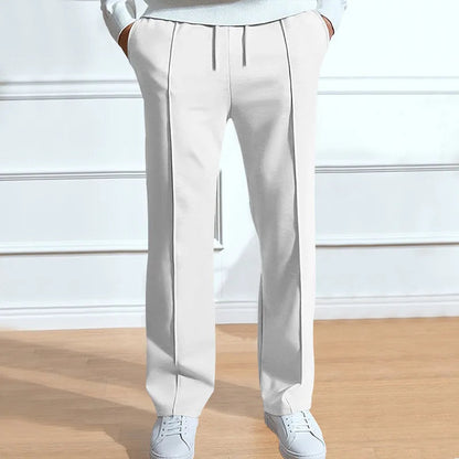 Men's Stretch Trousers Flexible Fit Smart Casual