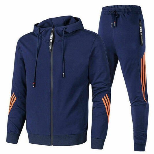 Men's Relaxed Fit Hoodie Tracksuit 2 Piece Sweatsuit