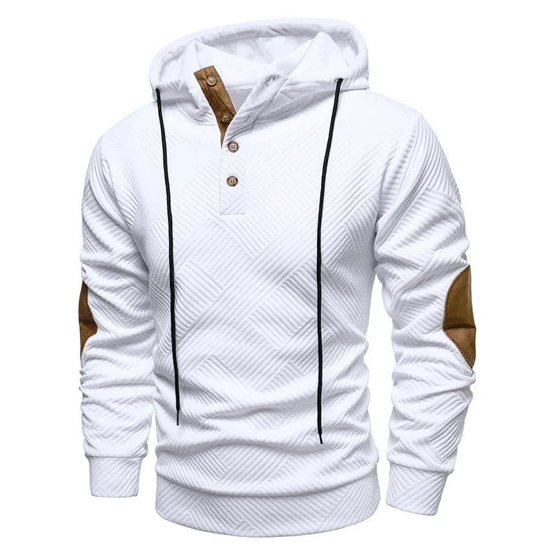Men's Knit Hoodie Casual Pullover Street Ready
