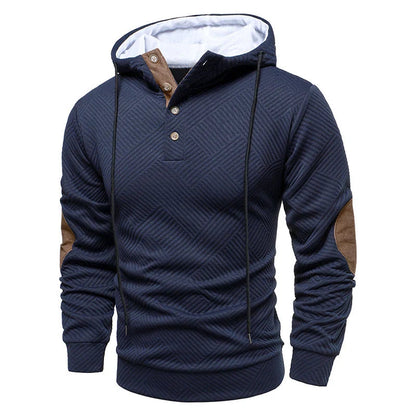 Men's Knit Hoodie Casual Pullover Street Ready