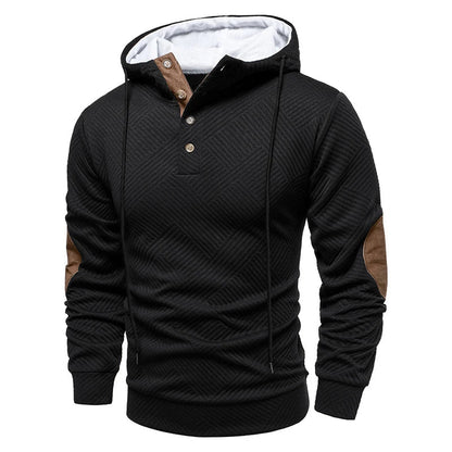 Men's Knit Hoodie Casual Pullover Street Ready