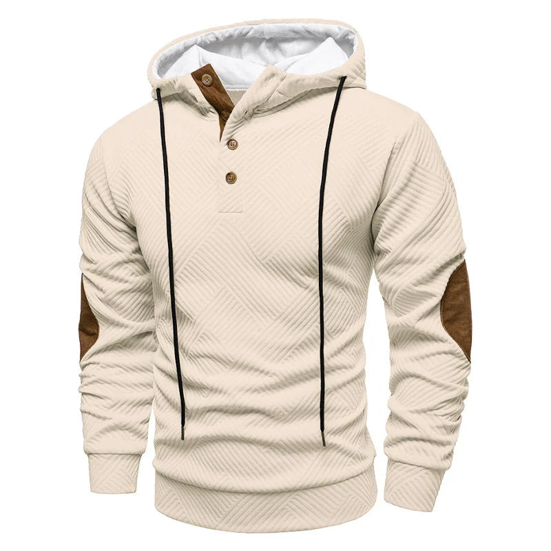 Men's Knit Hoodie Casual Pullover Street Ready
