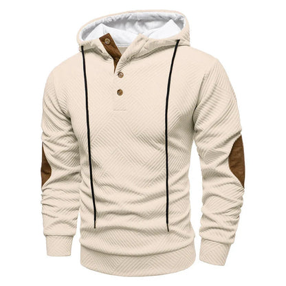 Men's Knit Hoodie Casual Pullover Street Ready