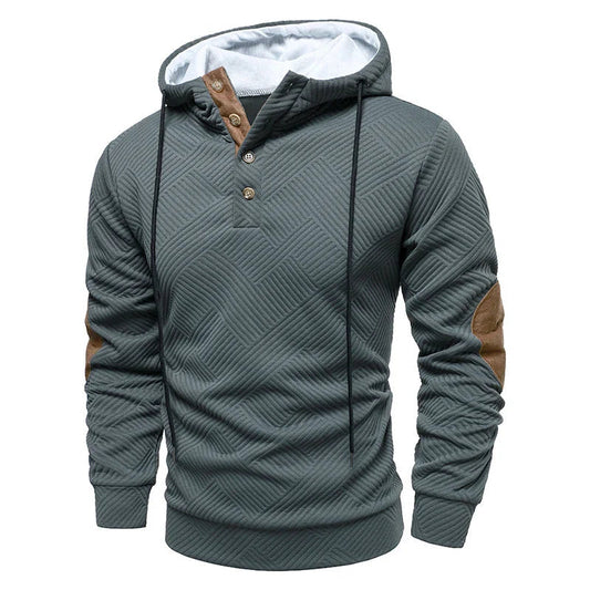 Men's Knit Hoodie Casual Pullover Street Ready