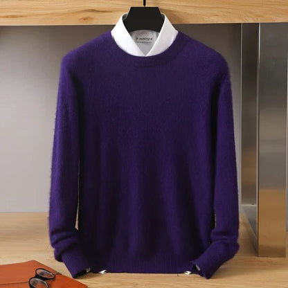 Men's Crewneck Sweater Round Neck Knit Pullover Everyday