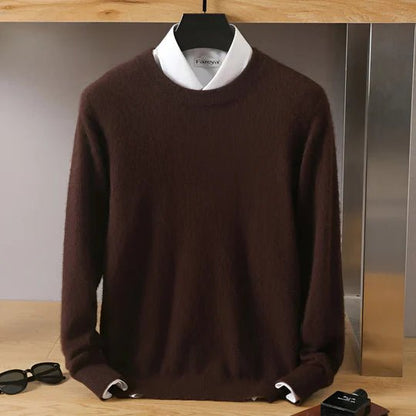 Men's Crewneck Sweater Round Neck Knit Pullover Everyday