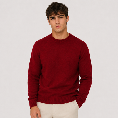 Men's Cashmere Look Sweater | Luxurious Soft Classic Knitwear | Versatile Year-Round Layer 5