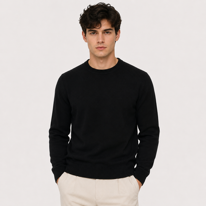 Men's Cashmere Look Sweater | Luxurious Soft Classic Knitwear | Versatile Year-Round Layer 6
