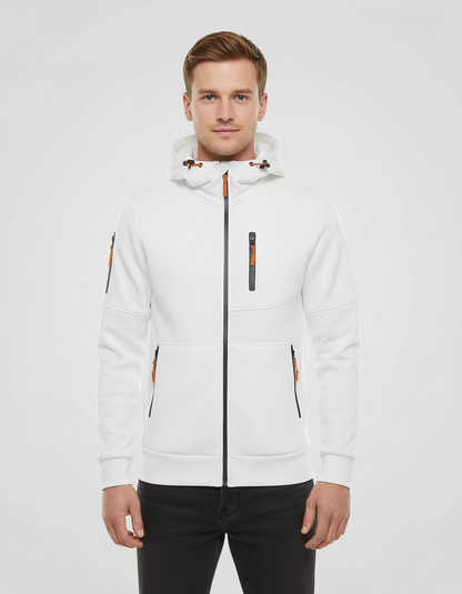 Men's Cotton-Polyester Zip Hoodie | Stylish Comfortable Casual Sweatshirt