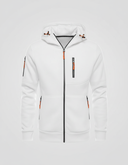 Men's Cotton-Polyester Zip Hoodie | Stylish Comfortable Casual Sweatshirt