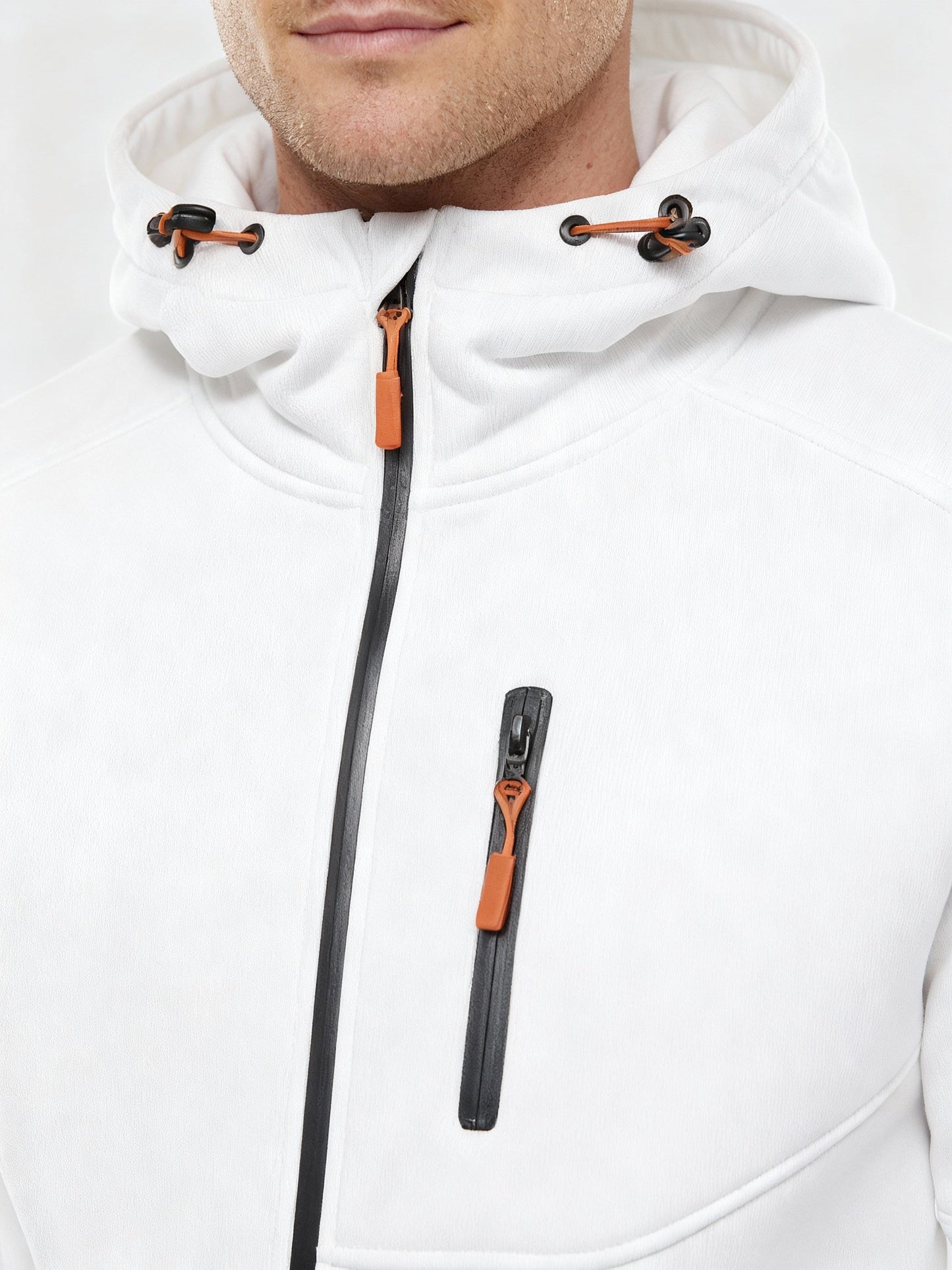 Men's Cotton-Polyester Zip Hoodie | Stylish Comfortable Casual Sweatshirt