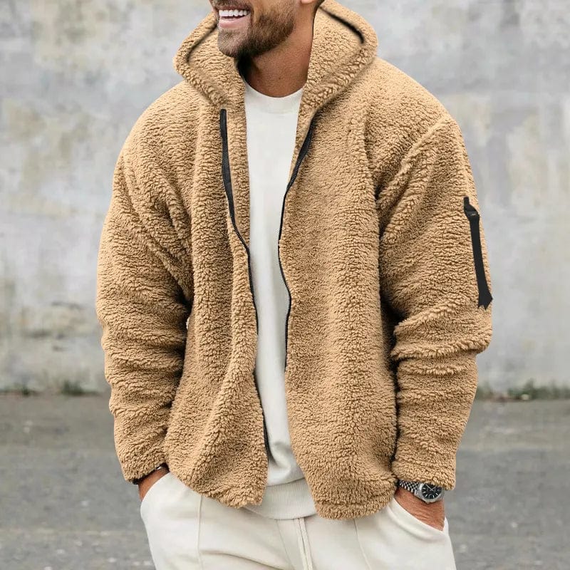 Men's Insulated Hooded Puffer Jacket | Sporty Warm Winter Outerwear 1